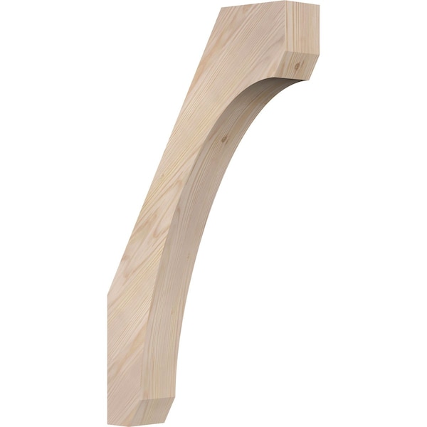 Ekena Millwork 3 1/2"W x 16"D x 28"H Legacy Smooth Knee Brace, Douglas Fir BRC04X16X28LEC00SDF - main